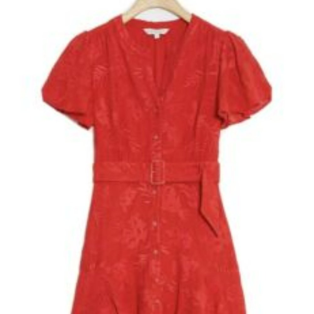 NWT Anthropologie Scarlet Embroidered Dress